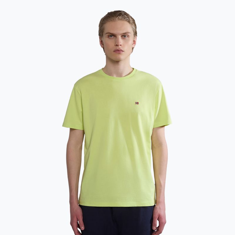 Men's Napapijri Salis yellow sunny t-shirt