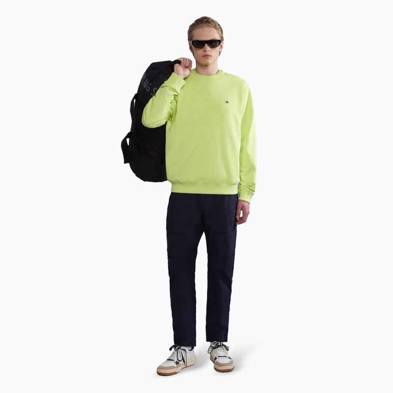 Men's sweatshirt Napapijri Balis Crew Sum 2 yellow sunny 3