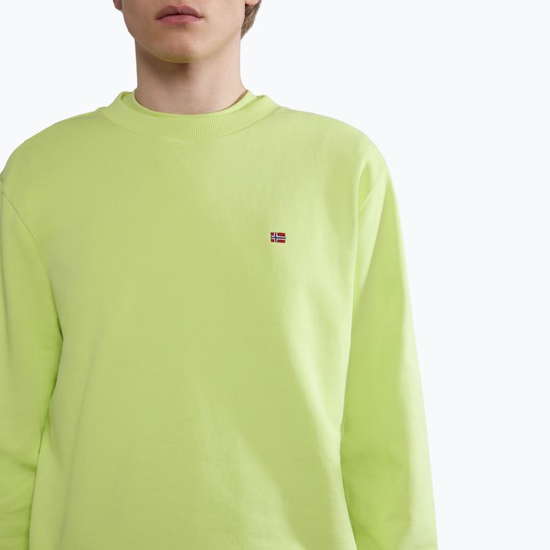 Men's sweatshirt Napapijri Balis Crew Sum 2 yellow sunny 7