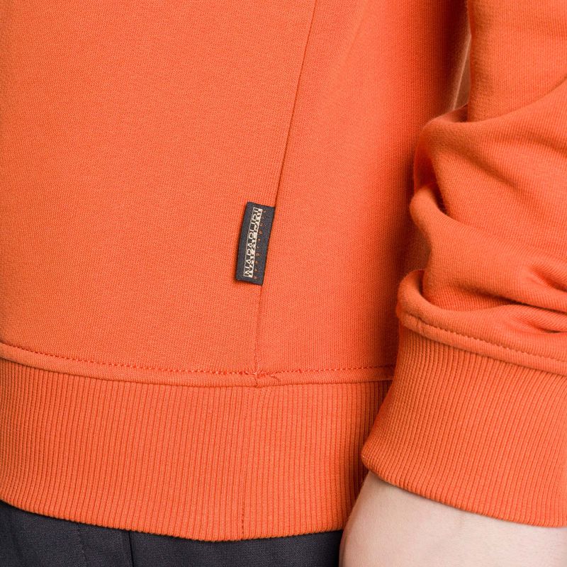 Men's Napapijri Balis Crew Sum 2 orange burnt sweatshirt 7