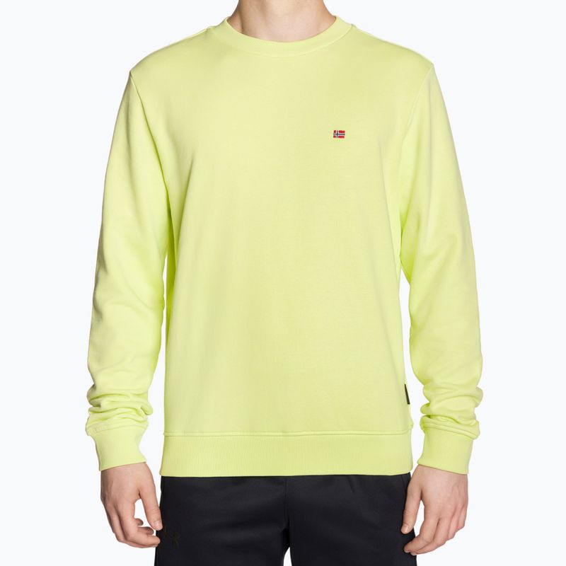 Men's sweatshirt Napapijri Balis Crew Sum 2 yellow sunny