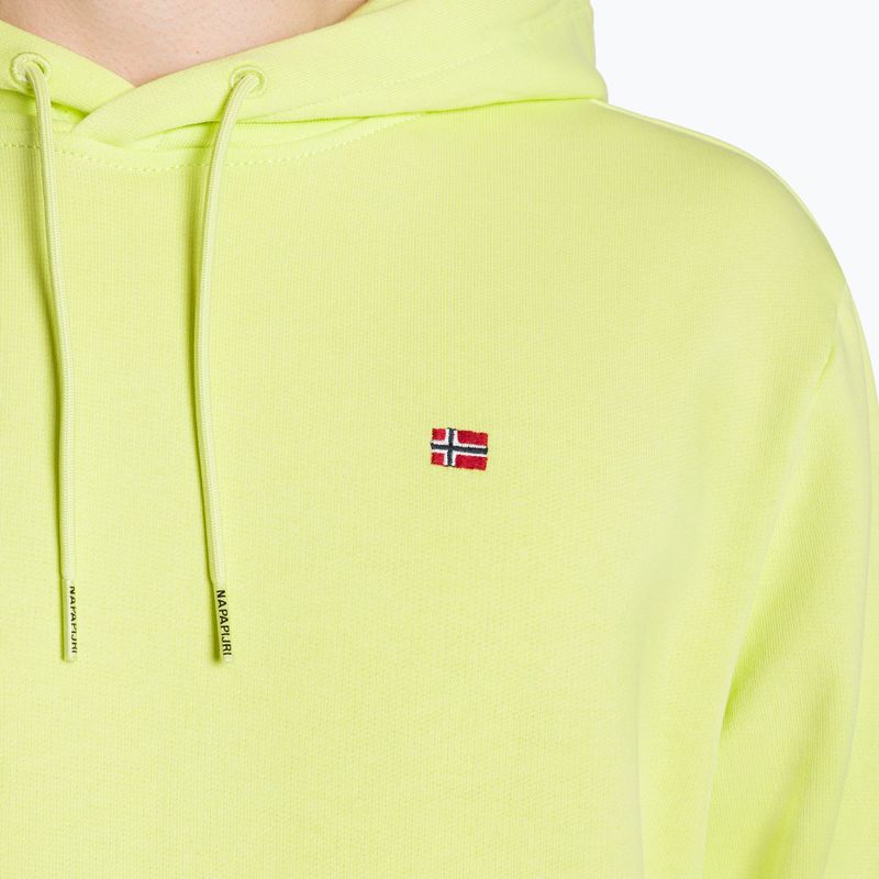 Men's Napapijri Balis H Sum yellow sunny sweatshirt 6