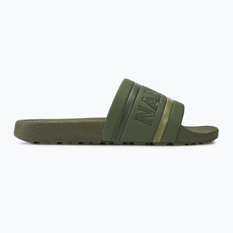 Napapijri men's slides NP0A4I8F new olive green 2