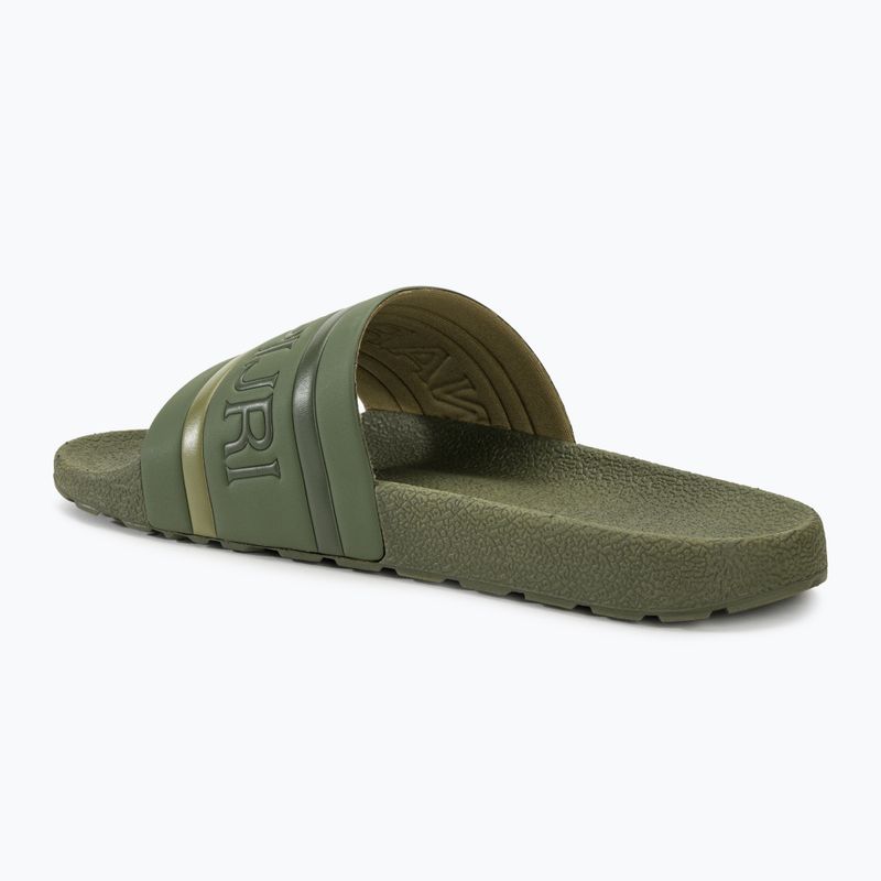 Napapijri men's slides NP0A4I8F new olive green 3