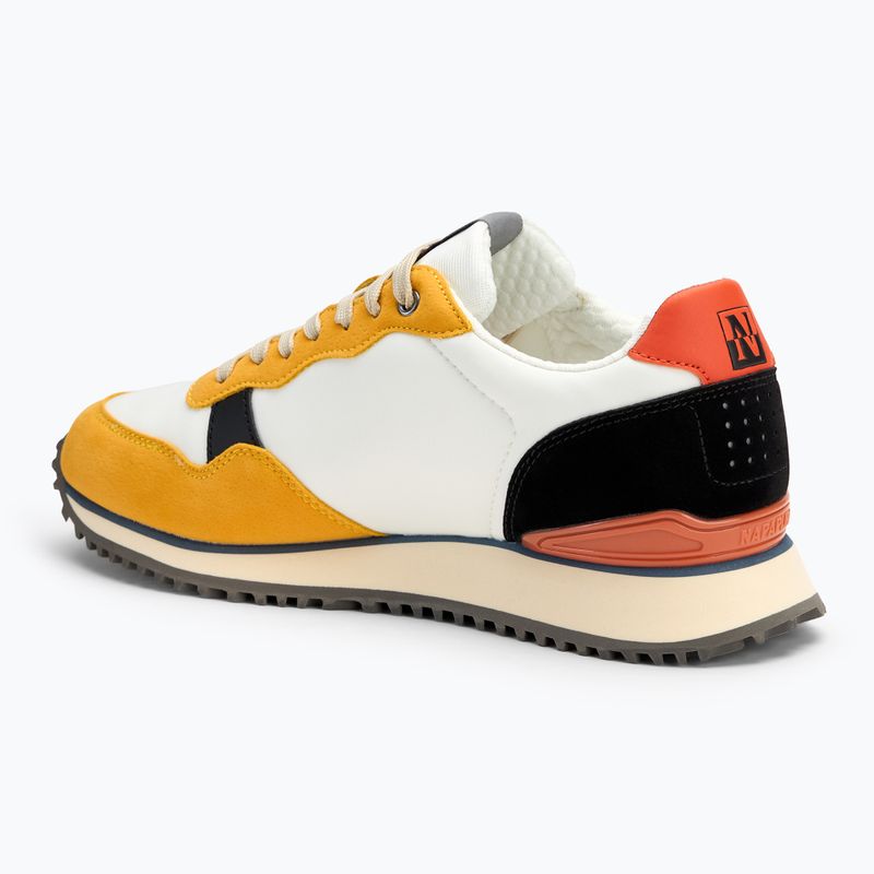 Napapijri Cosmos men's shoes white/ yellow 3