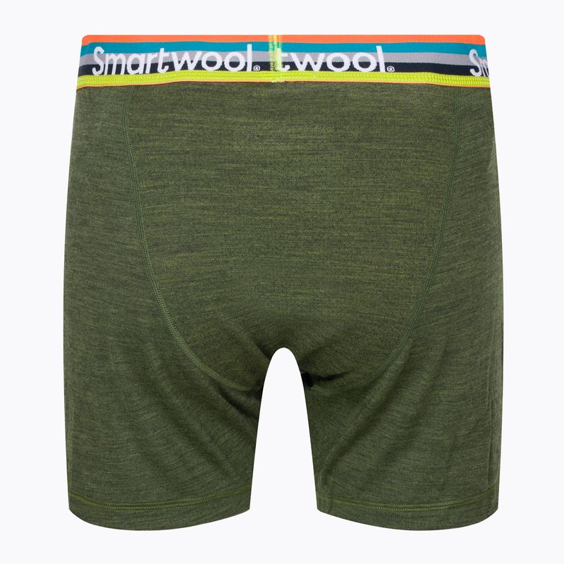 Men's Smartwool Merino Sport 150 Boxer Brief Boxed thermal boxers green SW017342B45 2