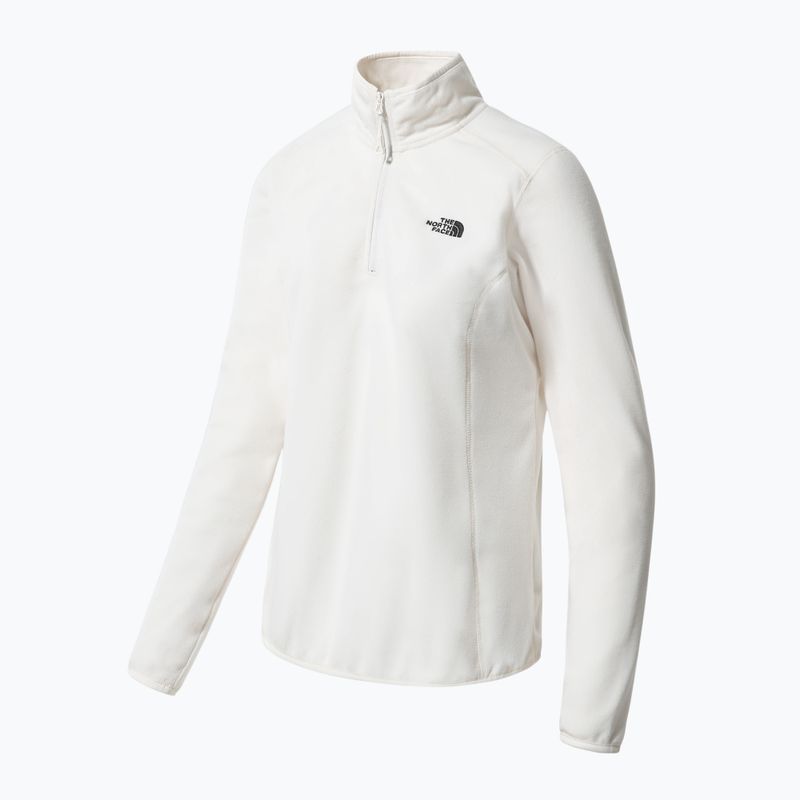 Women's fleece sweatshirt The North Face 100 Glacier 1/4 Zip white NF0A5IHNN3N1