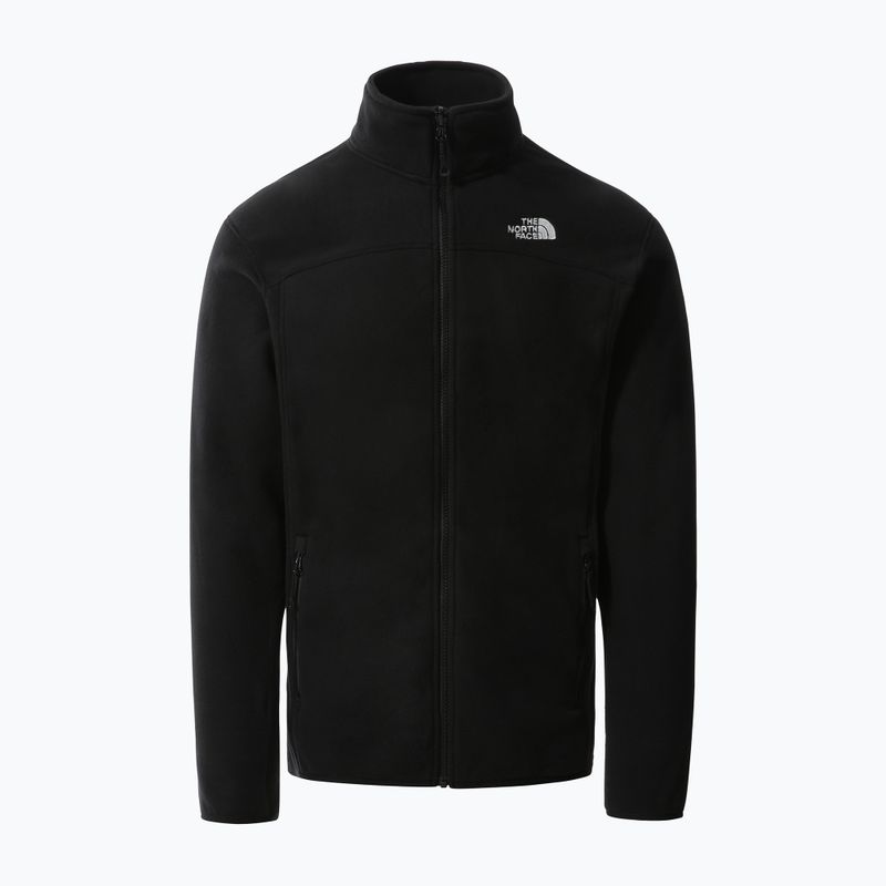 Men's fleece sweatshirt The North Face 100 Glacier FZ black NF0A5IHQJK31