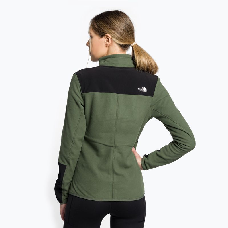 Women's fleece sweatshirt The North Face Diablo Midlayer black-green NF0A5IHUWTQ1 4