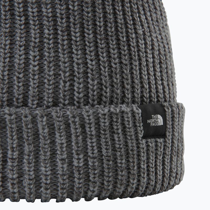 The North Face Fisherman winter cap medium grey heather 2