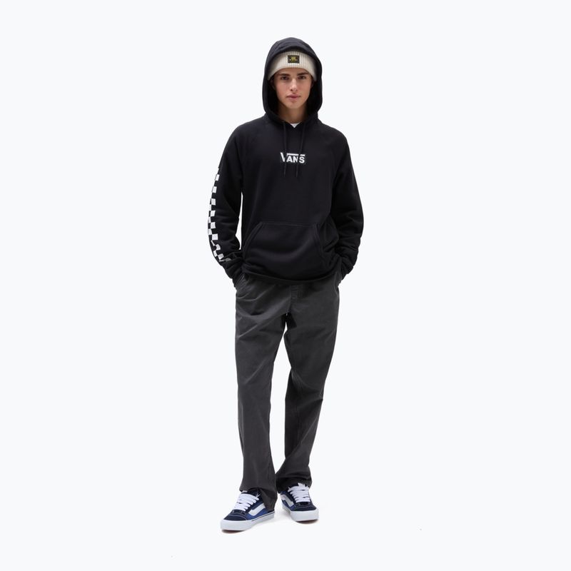 Men's Vans Mn Versa Standard Hoodie black/checkerboard 3