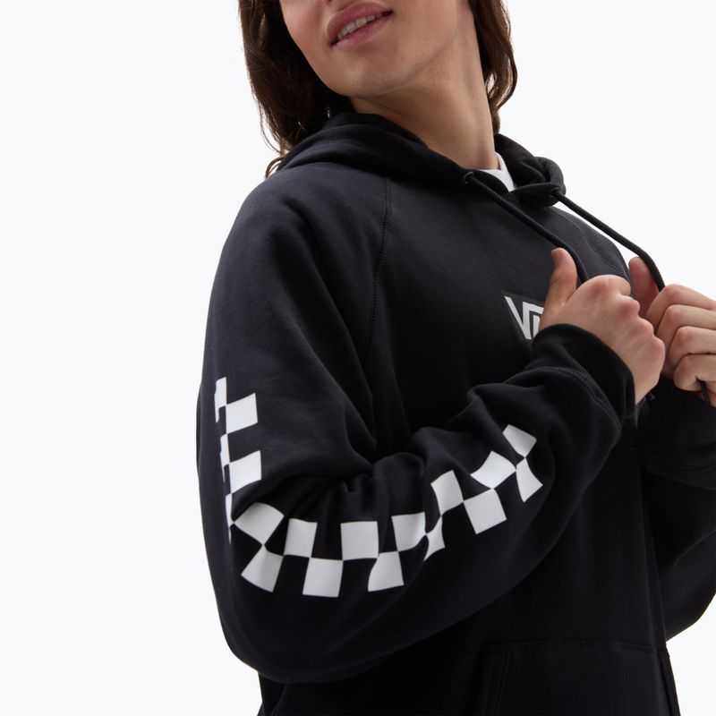 Men's Vans Mn Versa Standard Hoodie black/checkerboard 5