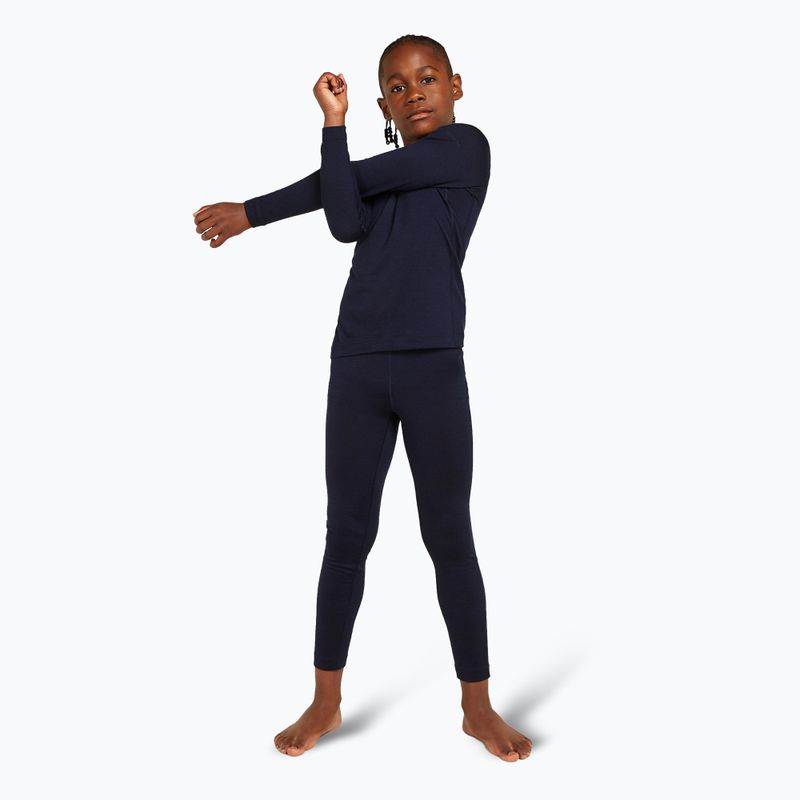 Children's thermal base layer icebreaker 200 Oasis Crewe midnight navy 2