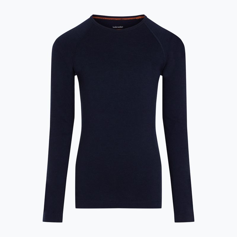 Children's thermal longsleeve icebreaker 200 Oasis Crewe midnight navy 10