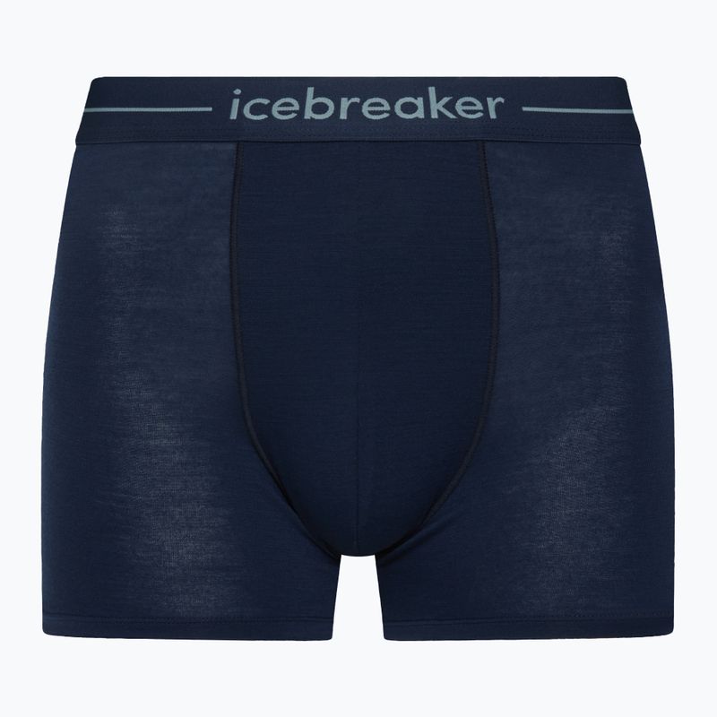 Men's thermal boxer shorts icebreaker Anatomica midnight navy