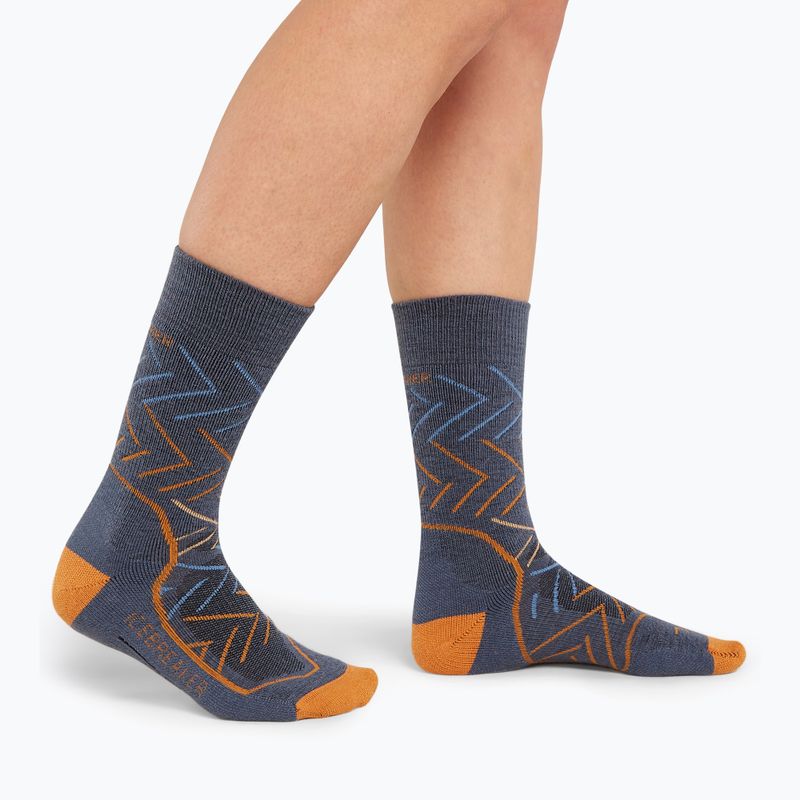 Icebreaker women's trekking socks Hike+ Medium Crew Sunrise dawn/ray 2