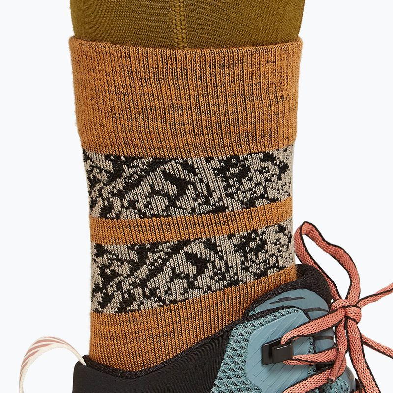 Icebreaker women's trekking socks Hike+ Light Crew Natural Summit ray/sunstone/black 4