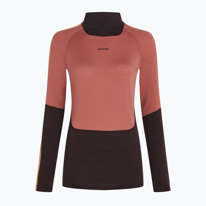 Icebreaker women's thermal longsleeve 200 Oasis Sonebula High Neck bittersweet/cedar 8