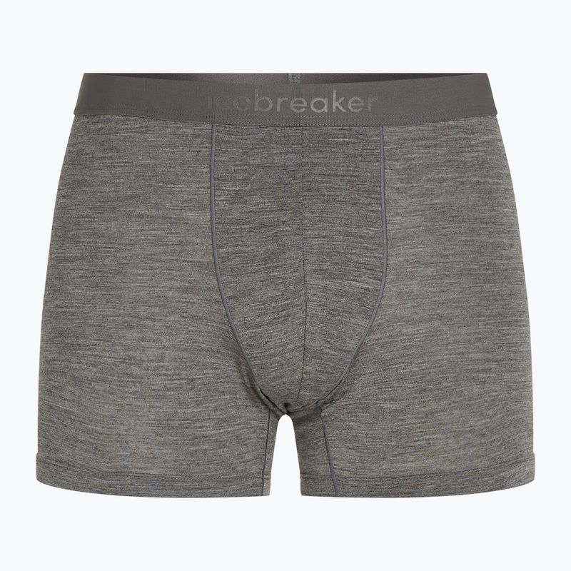 Men's thermal boxer shorts icebreaker Merino 125 Cool-Lite Anatomica gritstone heather