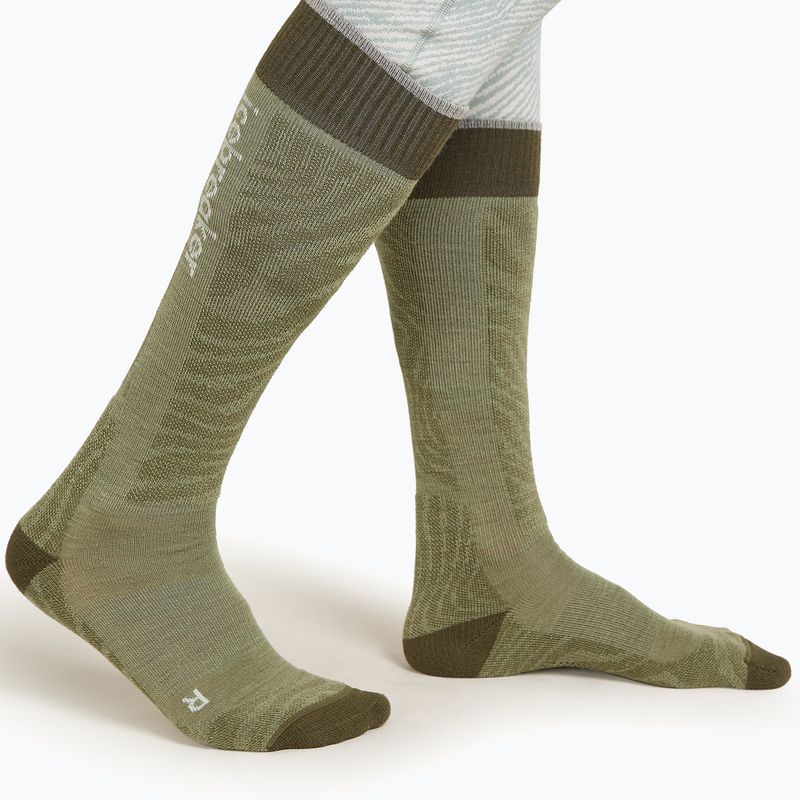 Men's icebreaker Merino Ski+ Ultralight OTC port/blaze ski socks 2