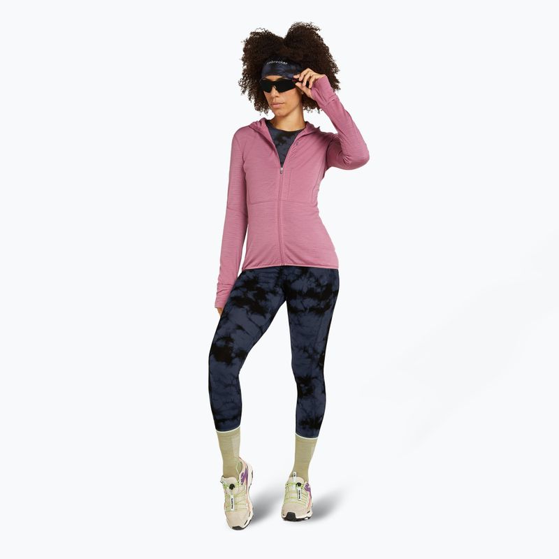 Icebreaker women's thermal longsleeve Merino 200 Oasis Crewe Cloud Dye graphite/black 6