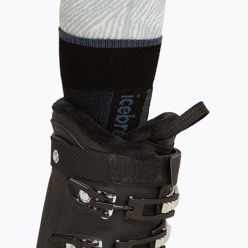 Women's ski socks Icebreaker Merino Ski+ Light OTC black/dawn/graphite 4