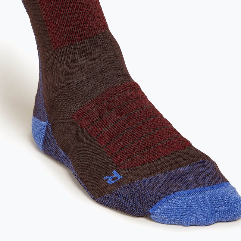 Men's icebreaker Merino Ski+ Medium OTC bittersweet/brilliant/port ski socks 3