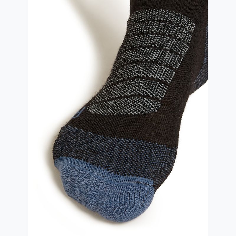 Women's ski socks icebreaker Merino Ski+ Ultralight OTC black/dawn/graphite 3