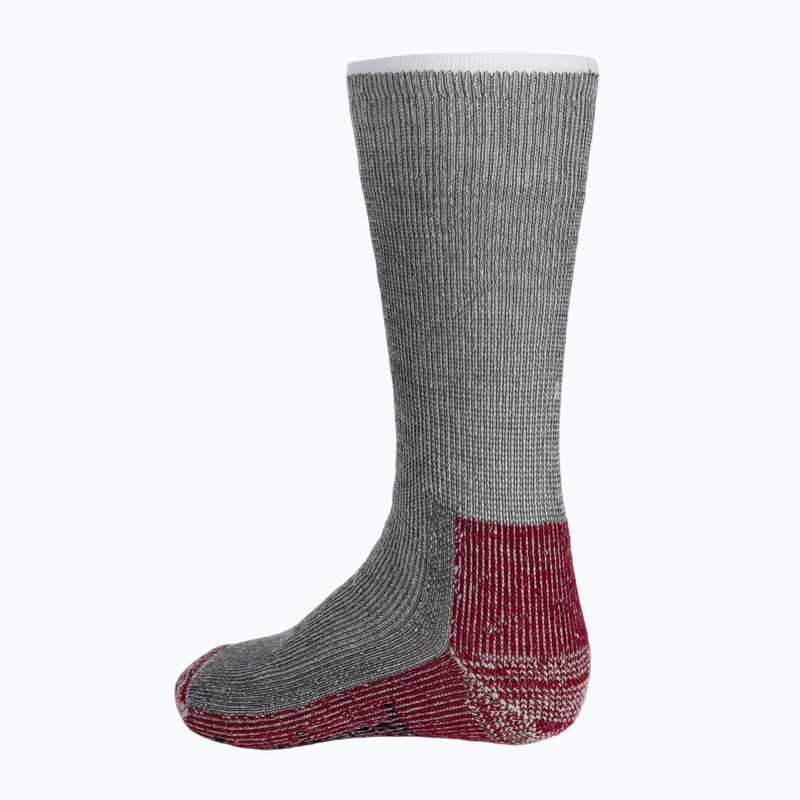 Smartwool Classic Mountaineer Maximum Cushion Crew grey-red trekking socks SW013300003 3