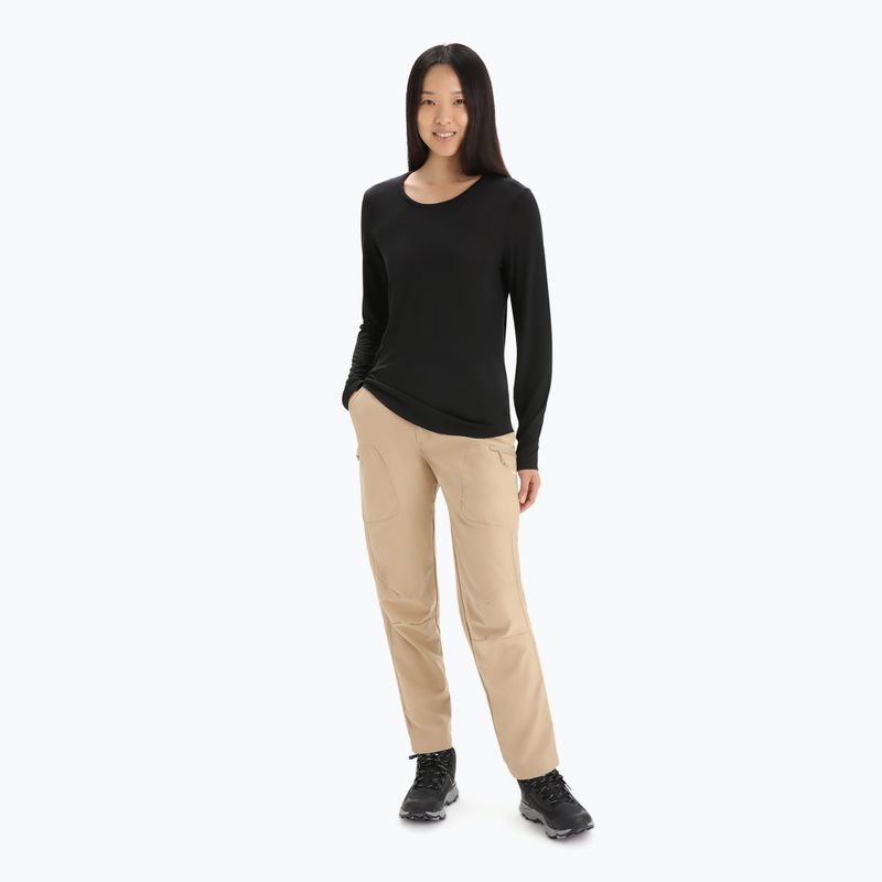 Icebreaker Sphere II women's trekking shirt black IB0A56EJ0011 2