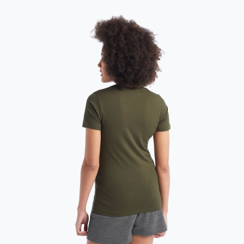 Women's trekking T-shirt Icebreaker Tech Lite II green IB0A59J90691 3