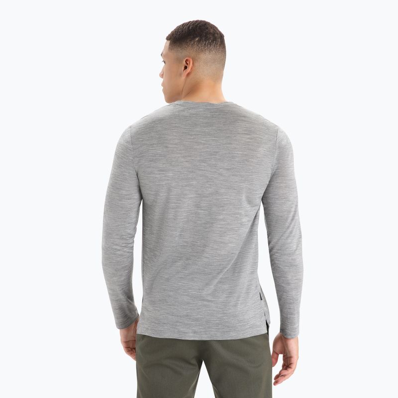 Men's Icebreaker Sphere II trekking shirt grey IB0A56D80161 3