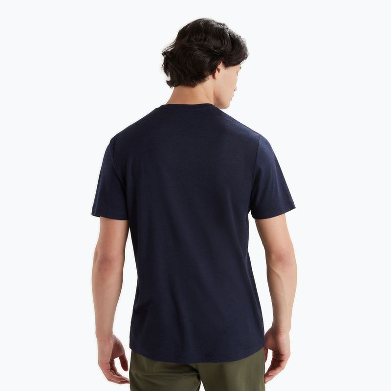Men's hiking T-shirt icebreaker Tech Lite II SS navy blue IB0A59IY 3
