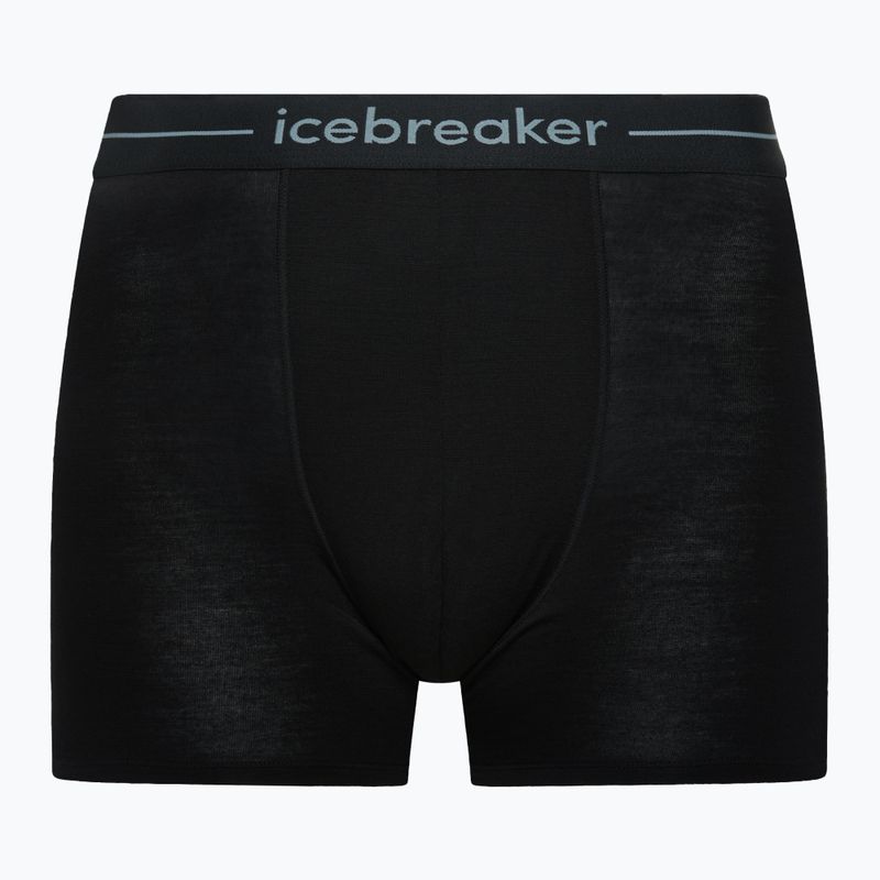 Men's thermal boxer shorts icebreaker Anatomica black