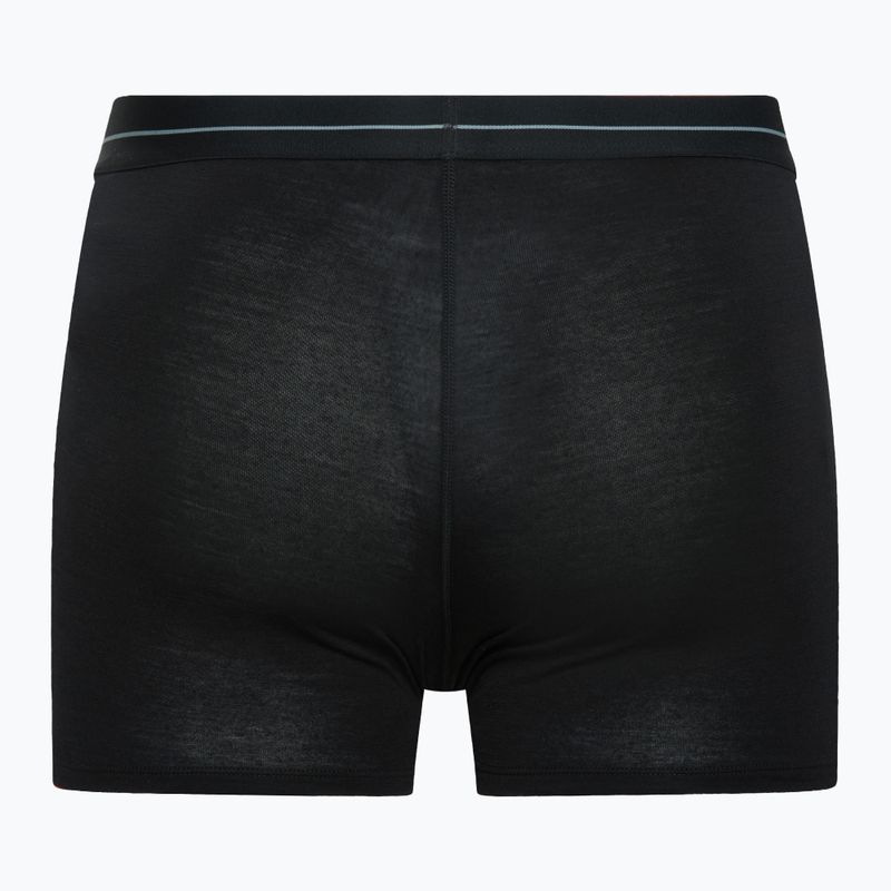 Men's thermal boxer shorts icebreaker Anatomica black 2