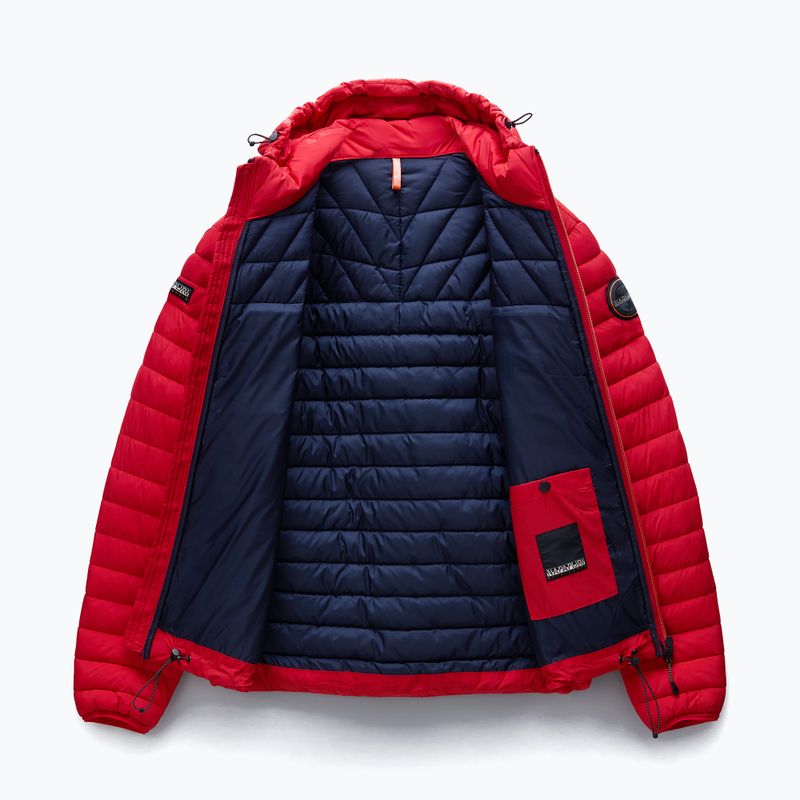 Men's Napapijri A-Lapaz H red goji jacket 8