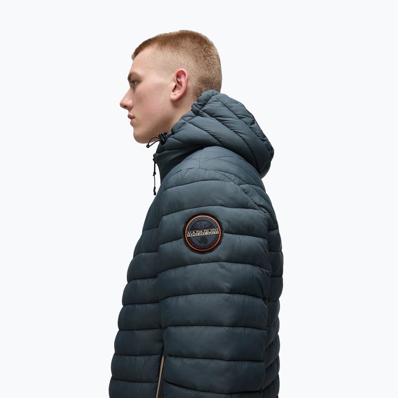 Men's Napapijri A-Lapaz H green urban jacket 4