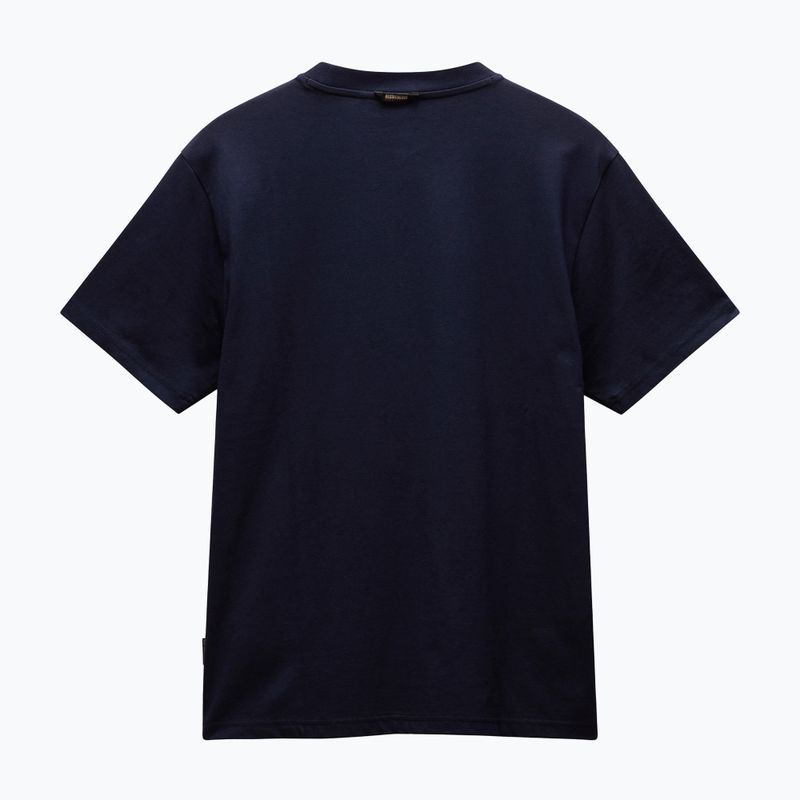 Men's Napapijri S-Portalet blu marine T-shirt 5