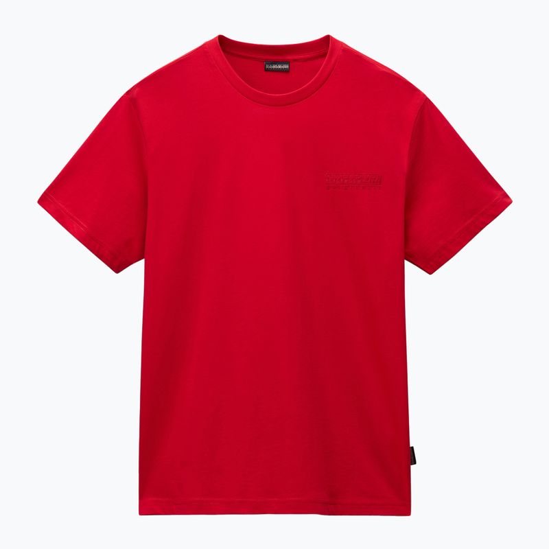 Men's Napapijri S-Kander red goji t-shirt 5