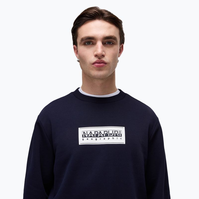 Men's Napapijri B-Box Logo C sweatshirt blu marine 3