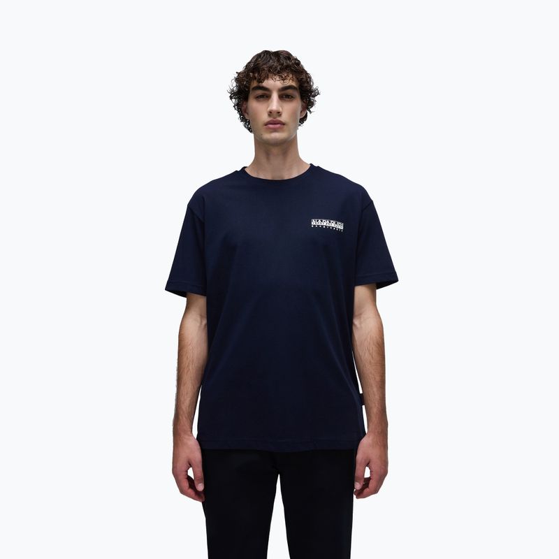 Men's Napapijri S-Linth blu marine T-shirt