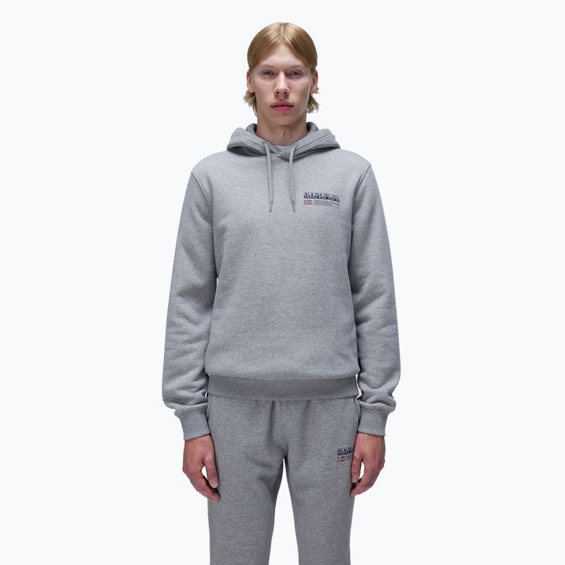 Men's Napapijri B-Kasba Hint sweatshirt medium grey melange