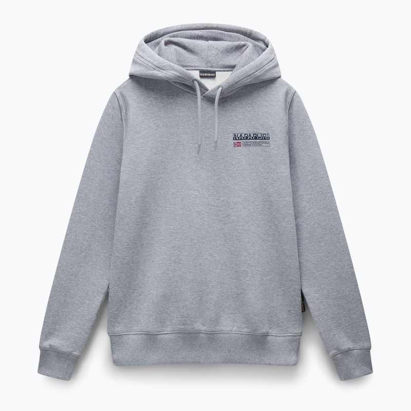 Men's Napapijri B-Kasba Hint sweatshirt medium grey melange 4