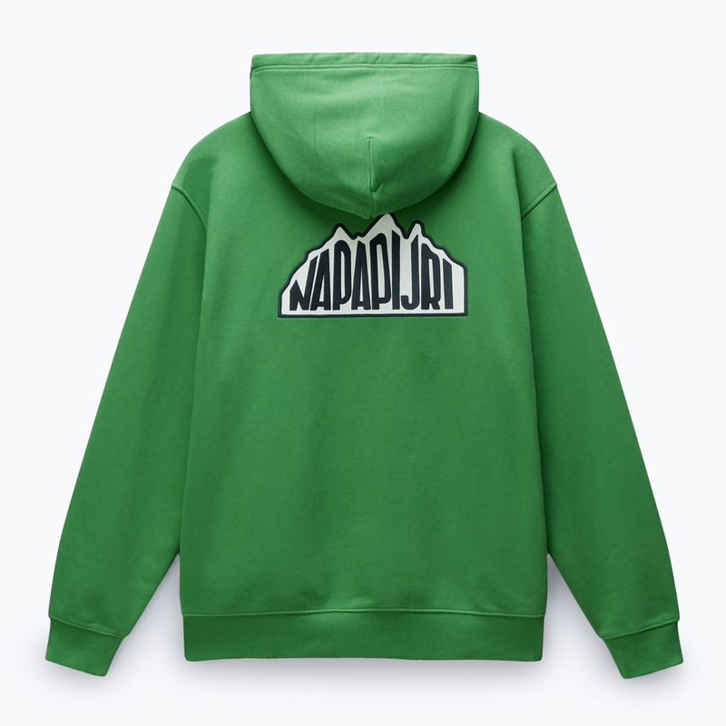 Men's Napapijri B-Linth Hooded sweatshirt green kelly 6