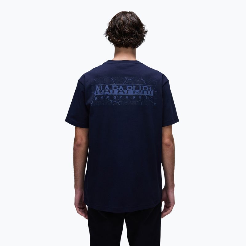 Men's Napapijri S-Albula blu marine T-shirt 2