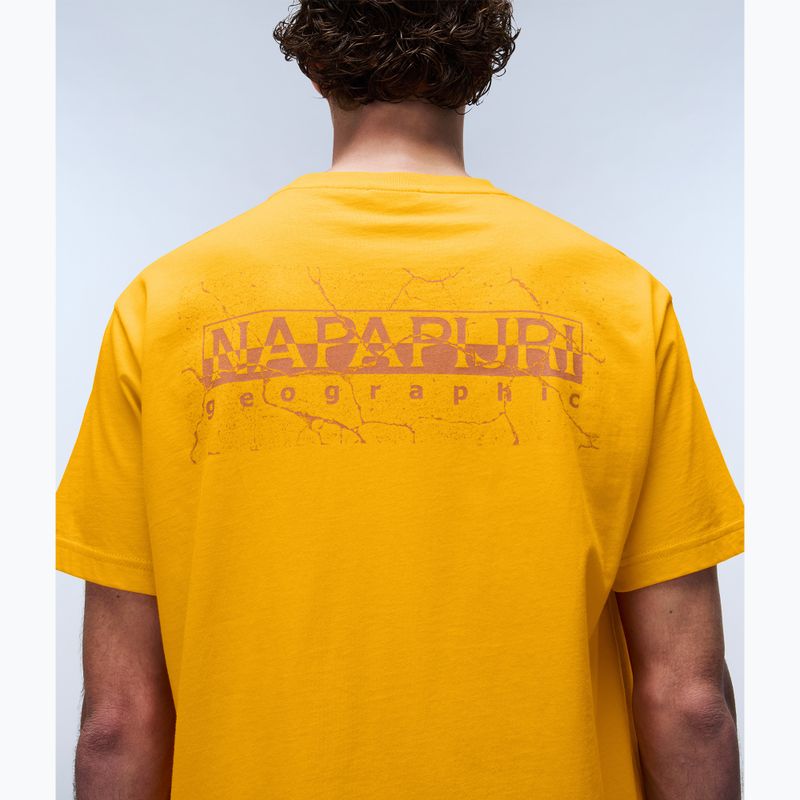 Men's Napapijri S-Albula orange marigold T-shirt 5