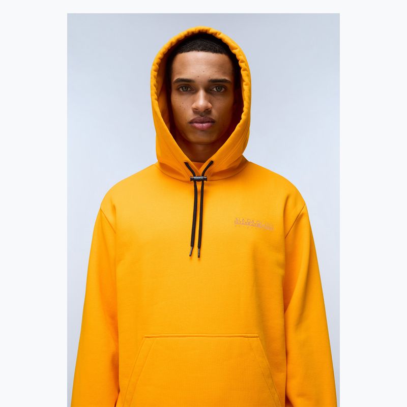 Men's Napapijri B-Albula Hooded sweatshirt orange marigold 4