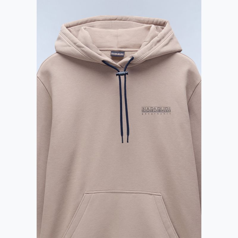 Men's Napapijri B-Albula Hooded sweatshirt beige rocky 3