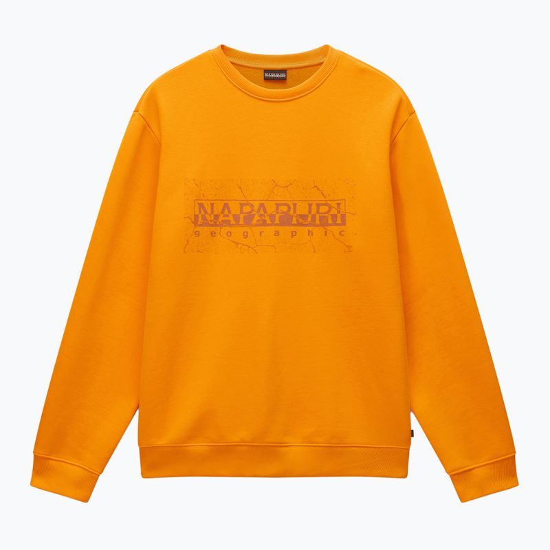 Men's Napapijri B-Albula C orange marigold sweatshirt 4