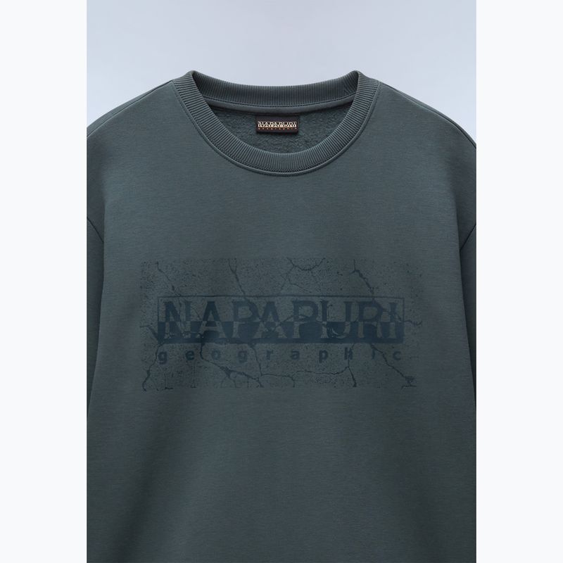 Men's Napapijri B-Albula C green urban sweatshirt 6